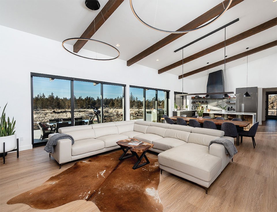 Bend custom home interior