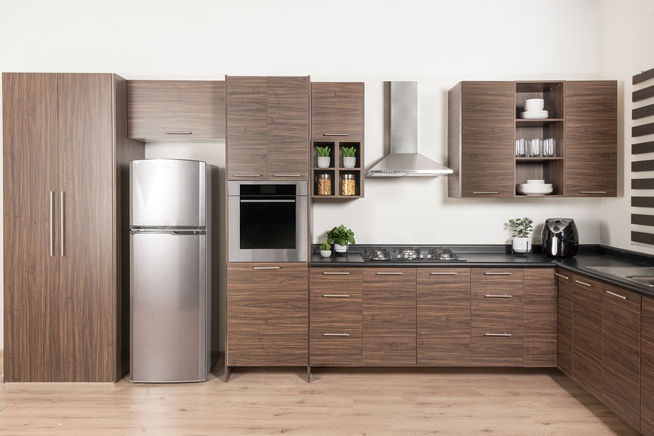 Custom wood cabinetry