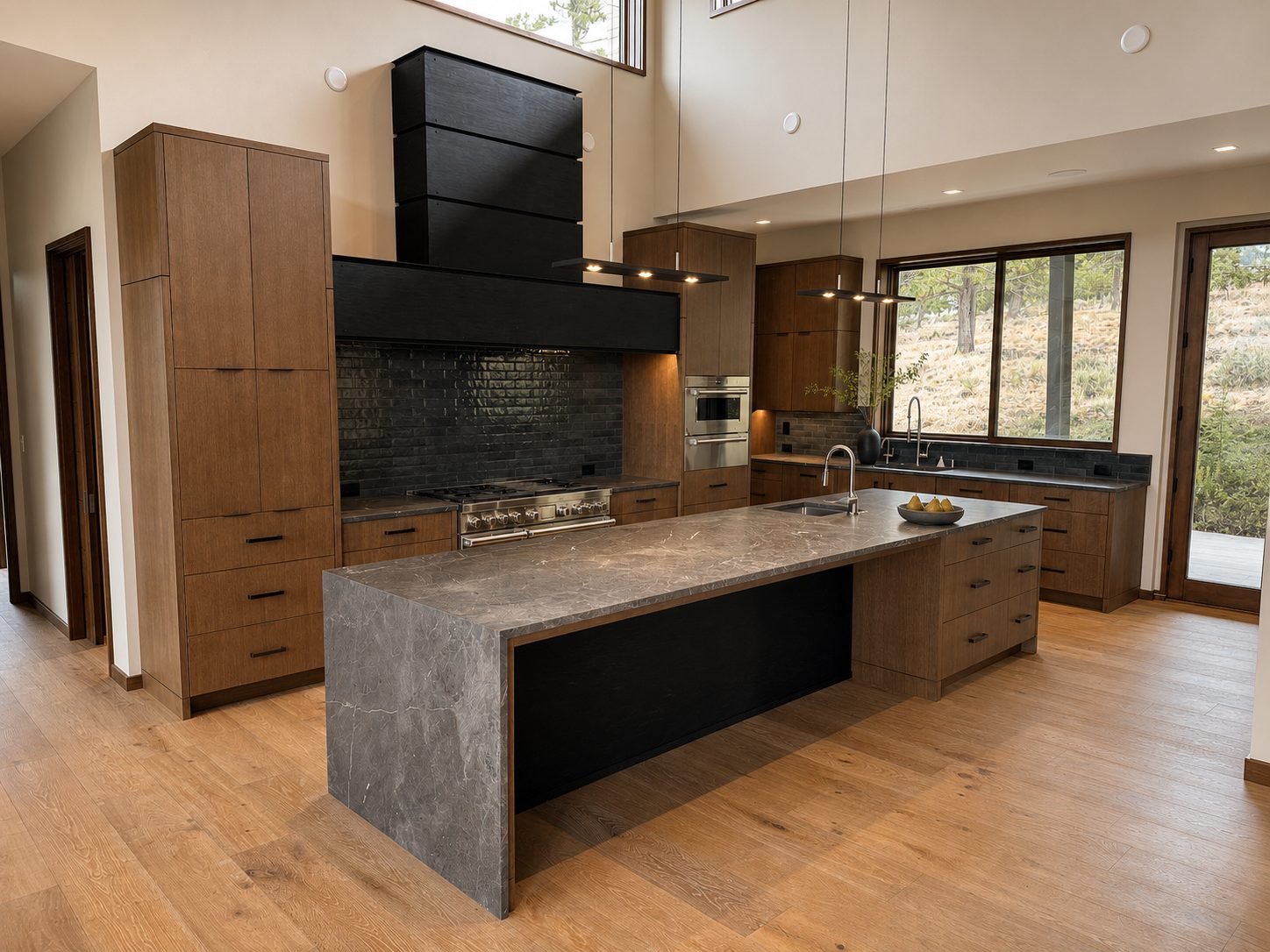 Custom kitchen with committed-schedule install in Bend, Oregon by Deschutes River Cabinet & Closet